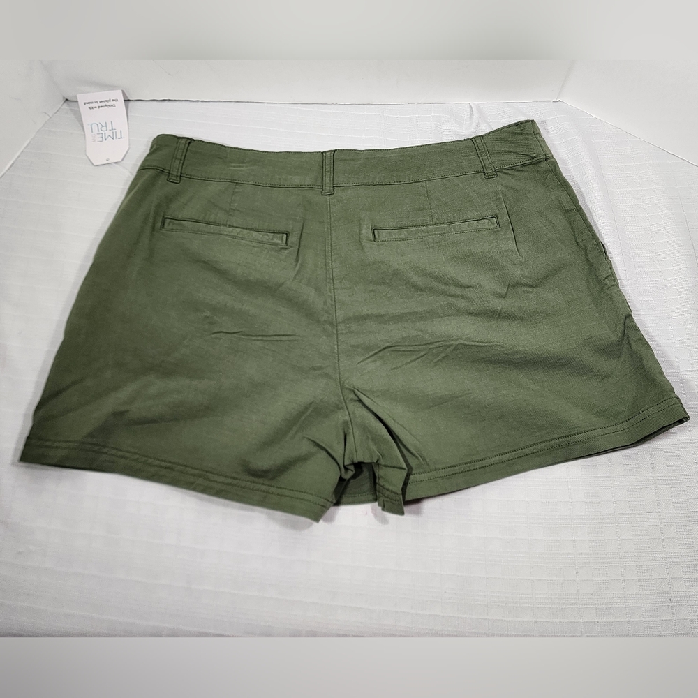 NWT Time And Tru Women's Utility Skort Size 16 Green - Picture 9 of 12